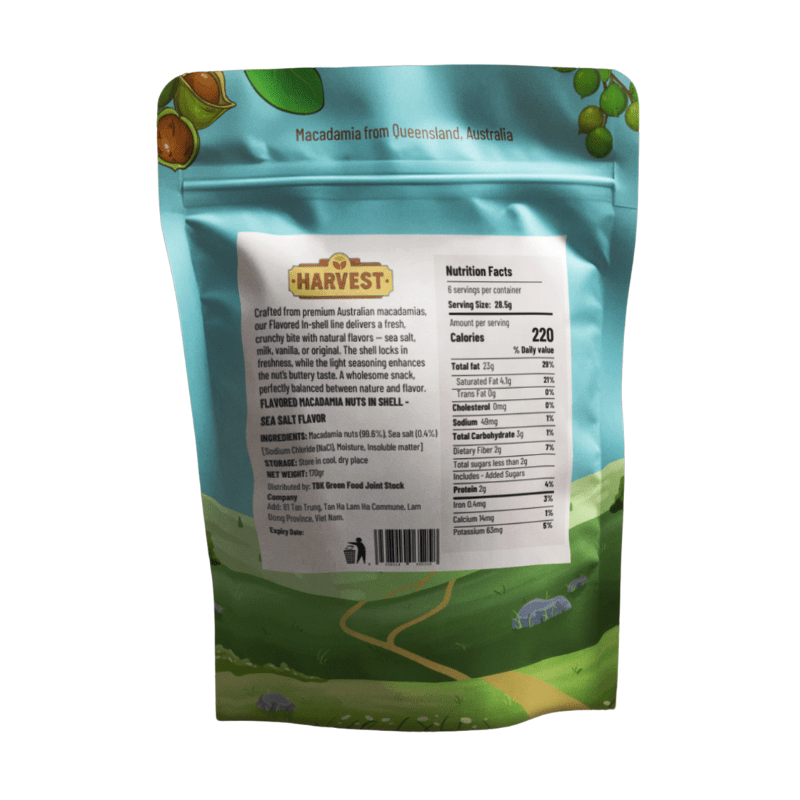 Easy Crack, Sea Salt (Macadamia in Shell) 2 Easy Crack, Sea Salt (Macadamia in Shell) - Ảnh 2